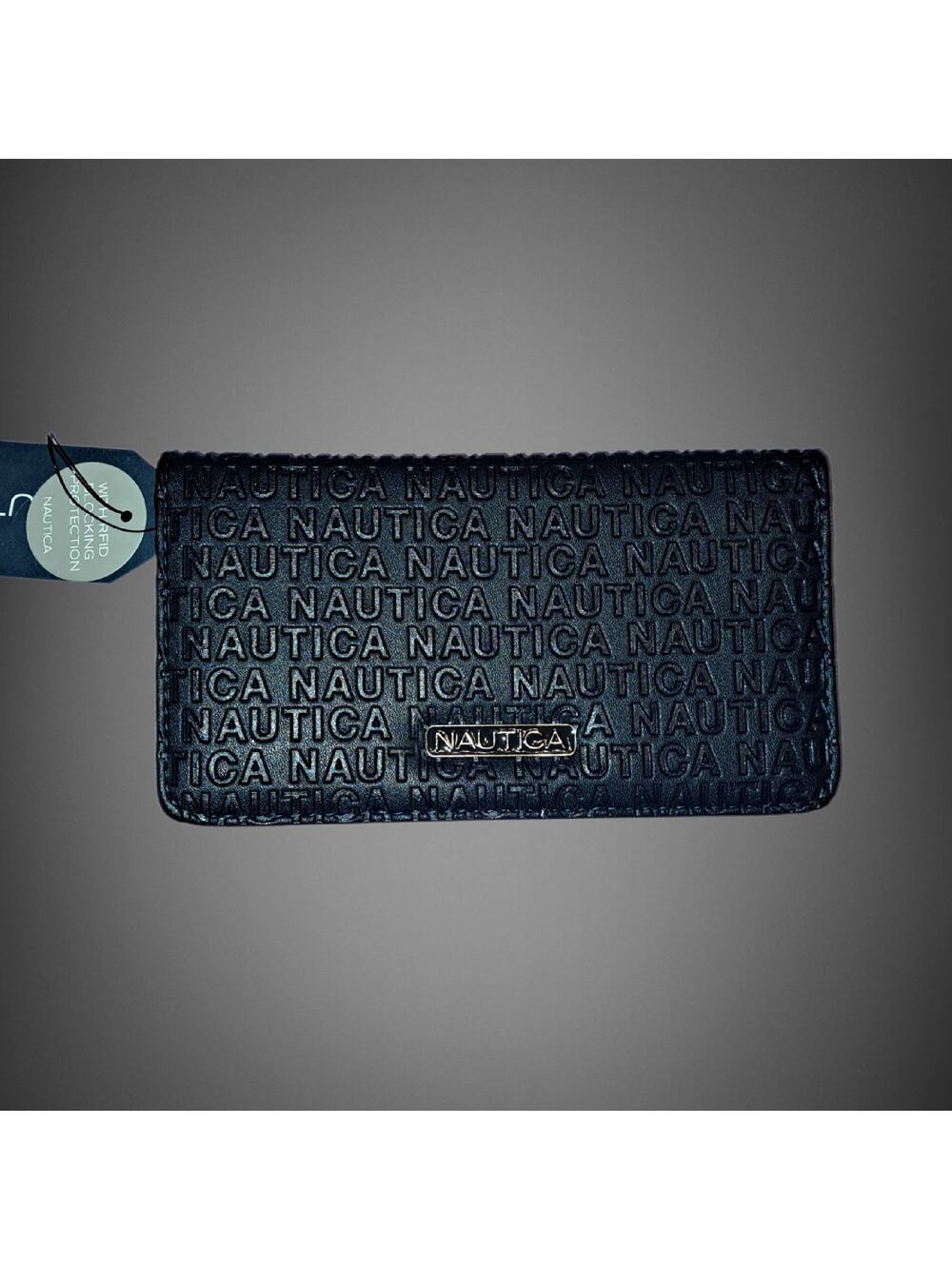 Womens Nautica Indigo Blue Long RFID Blocking Wallet